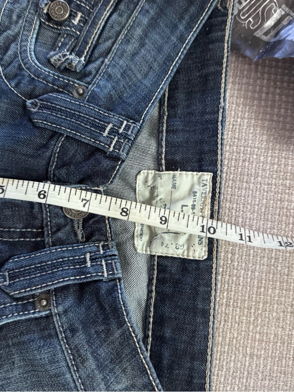 Taverniti So Jeans Women’s Dark Wash Blue Slim Jeans 24 - Picture 10 of 13